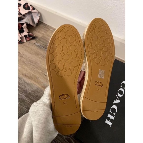 NEW W/‎ BOX Coach Espadrilles Size 5.5B - Picture 5 of 6